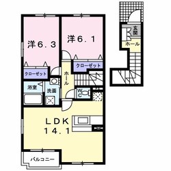 クリーン　シャトー富士見・第二の物件間取画像